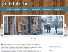 Tablet Screenshot of hotelgufo.com